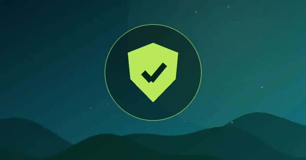 Shield icon with a checkmark representing safe service selection