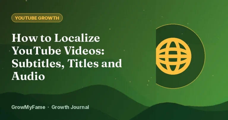 How to Localize YouTube Videos: Subtitles, Titles and Audio