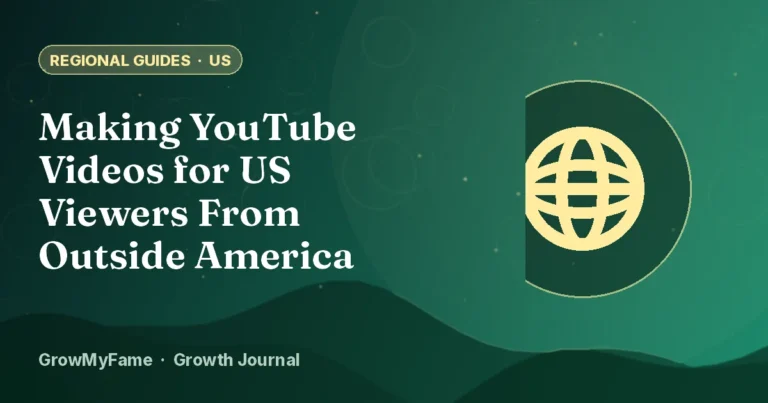 Making YouTube Videos for US Viewers From Outside America