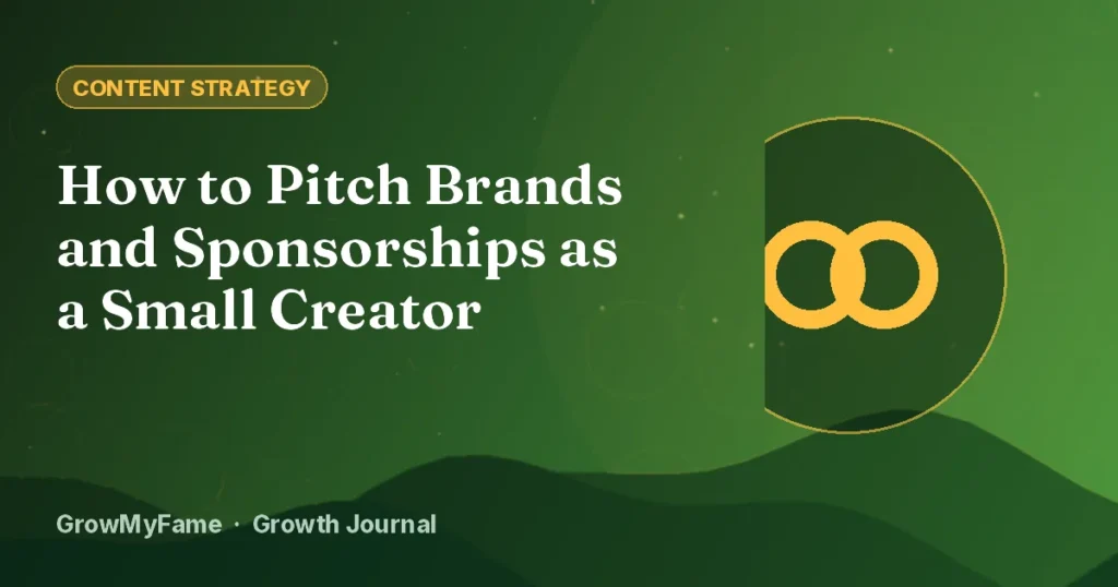 Two hands shaking in front of a play button, representing a creator and brand sponsorship