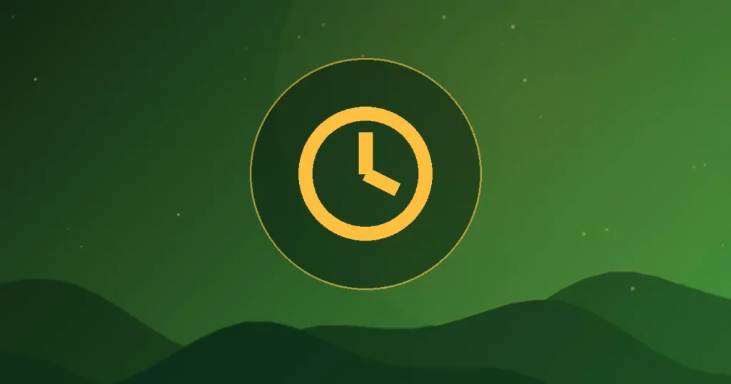 Clock beside a retention graph line showing viewers dropping off during a video