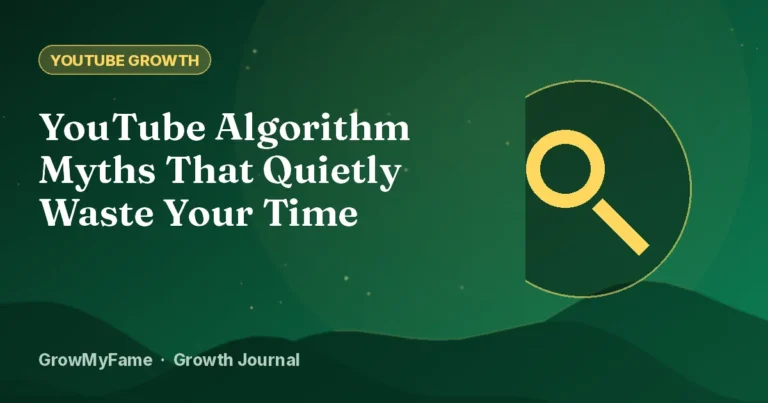 YouTube Algorithm Myths That Quietly Waste Your Time